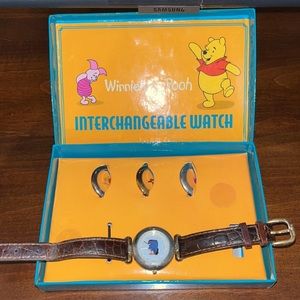 Disney Winnie the Pooh Interchangeable Watch 1996 Vintage Disney Store